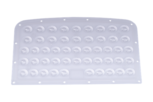 [/TLUMLENS90120150] Asymmetric lens T4 90°x140° for LUMI 50/100/150W