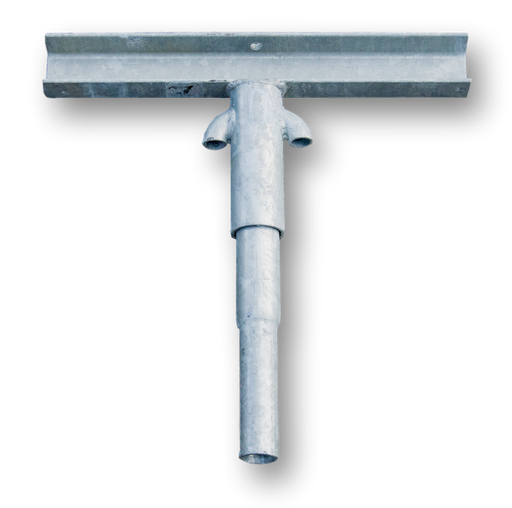 [/TLUR60TR0500] Traverse acier galvanisé 500 mm pour 1 projecteur mât Ø60