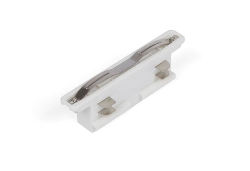 [/TLZ000WSTRMN] Rechte connector mini Wit voor Teco 3P-Track