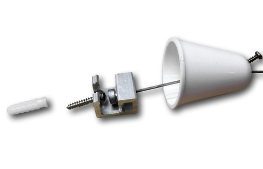 [/TLZ300BSUS00] Pendelkit 1X300cm Zwart voor Teco 3P-Track