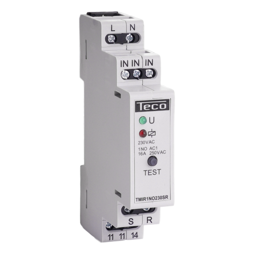 [/TMIR1NO230SR] Télérupteur Teco 1no 16A 230V avec SET et RESET