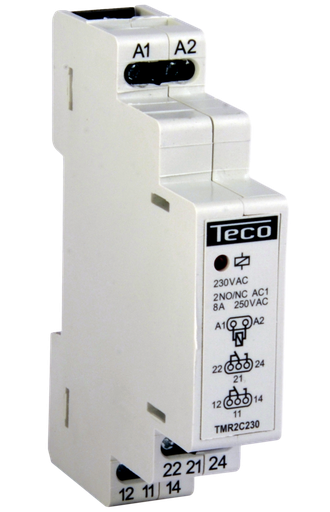 [/TMR2C230] Relais modulaire Teco 2 inv. 8A 230V