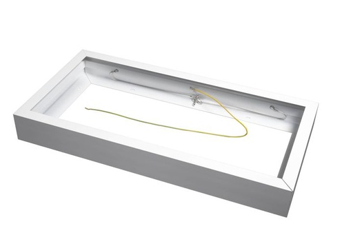 [/TYAB0003060W] Cadre apparent Blanc pour dalle Led 30x60