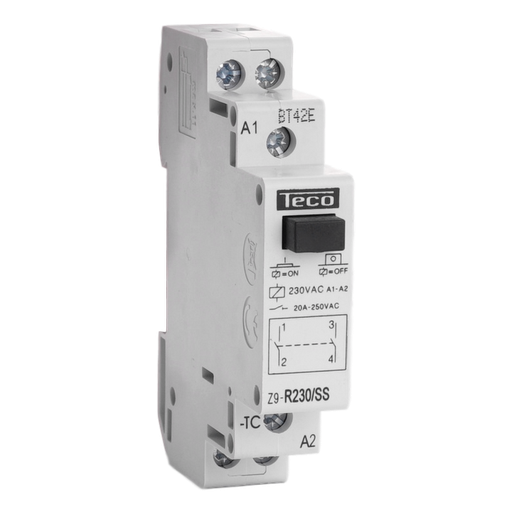 [/Z9R230SS] Installation relay TC 230VAC 20A 2NO