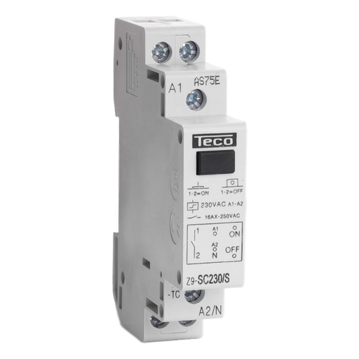 [/Z9SC230S] Impulsrelais centrale sturing Teco 230VAC 16A 1NO
