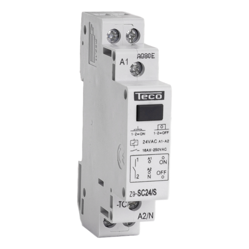 [/Z9SC24S] Impulsrelais centrale sturing Teco 24VAC 16A 1NO