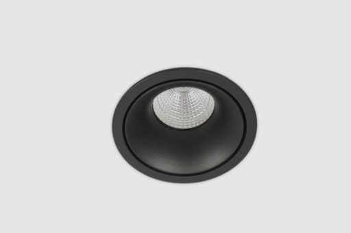 [/AKHE09DP782B] KHEO inbouw 9W 2700K Zwart+  Phase cut driver