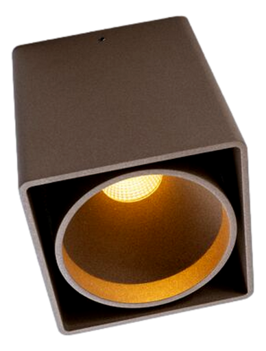 [/BC1KUANA2700KC] (AS)KUANA 9W  vierkant 2700K Champagne