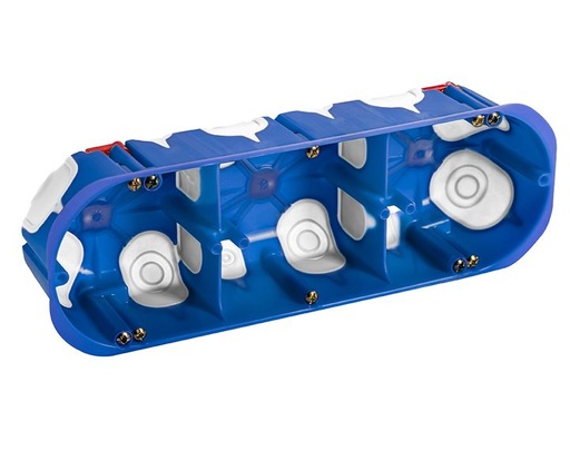 [/D703K] Flush-fit wiring boxes hollow walls dual D68x48