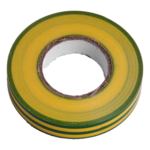 [/NI14T] Zelfdovende Isolerende Tape Teco 15mm x 0.15mm x 10m GROEN-GEEL