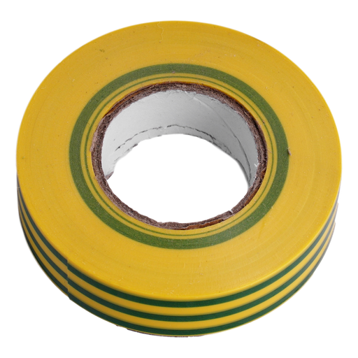 [/NI16T] Zelfdovende Isolerende Tape Teco 19mm x 0.15mm x 25m GROEN-GEEL