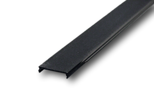 [/APLSTTRACK48VB] Cache plastique Track 48V apparent L2000mm Noir.