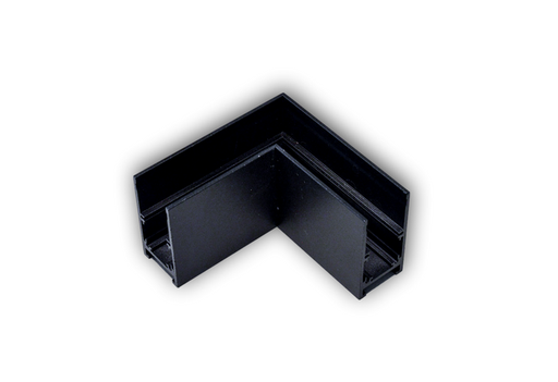 [/A90TRACK48V54B] (AS)90° horizontale hoek Track 48V H 54 Zwarte connector incl.