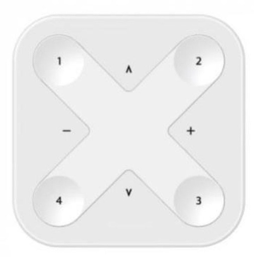 [/BUTTONLRXPRESSW] Boutton CASAMBI Xpress 8 functies + dimmen LR Witte