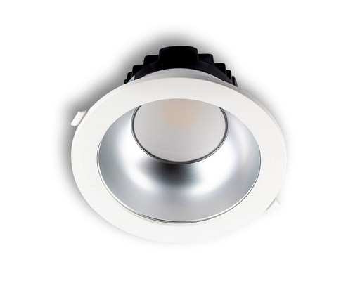 [/TKOM730CCTXWD] Downlight LED KOMET 7'' 28W 3K-4K IP54 Diffuser + Alu mat - Zonder driver