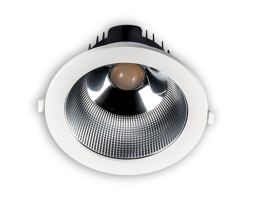 [/TKOM730CCTXWR] Downlight LED KOMET-R 7'' 28W 3K-4K IP54 Prysm.Reflektor Alu - Ohne Treiber