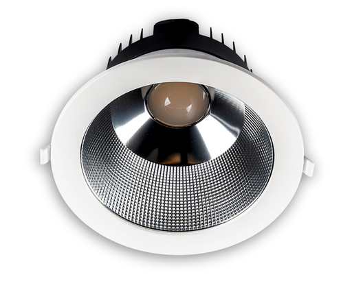 [/TKOM835CCTXWR] Downlight LED KOMET-R 8'' 35W 3K-4K IP54 Prysm.Reflektor Alu - Ohne Treiber