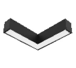 [/TDLA90B] DL-System L 90° 250x250 cm 15/17/20/30/40W 1-10V CCT  Schwarz