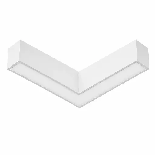 [/TDLA90W] DL-System L 90° 250x250 cm 15/17/20/30/40W 1-10V CCT White